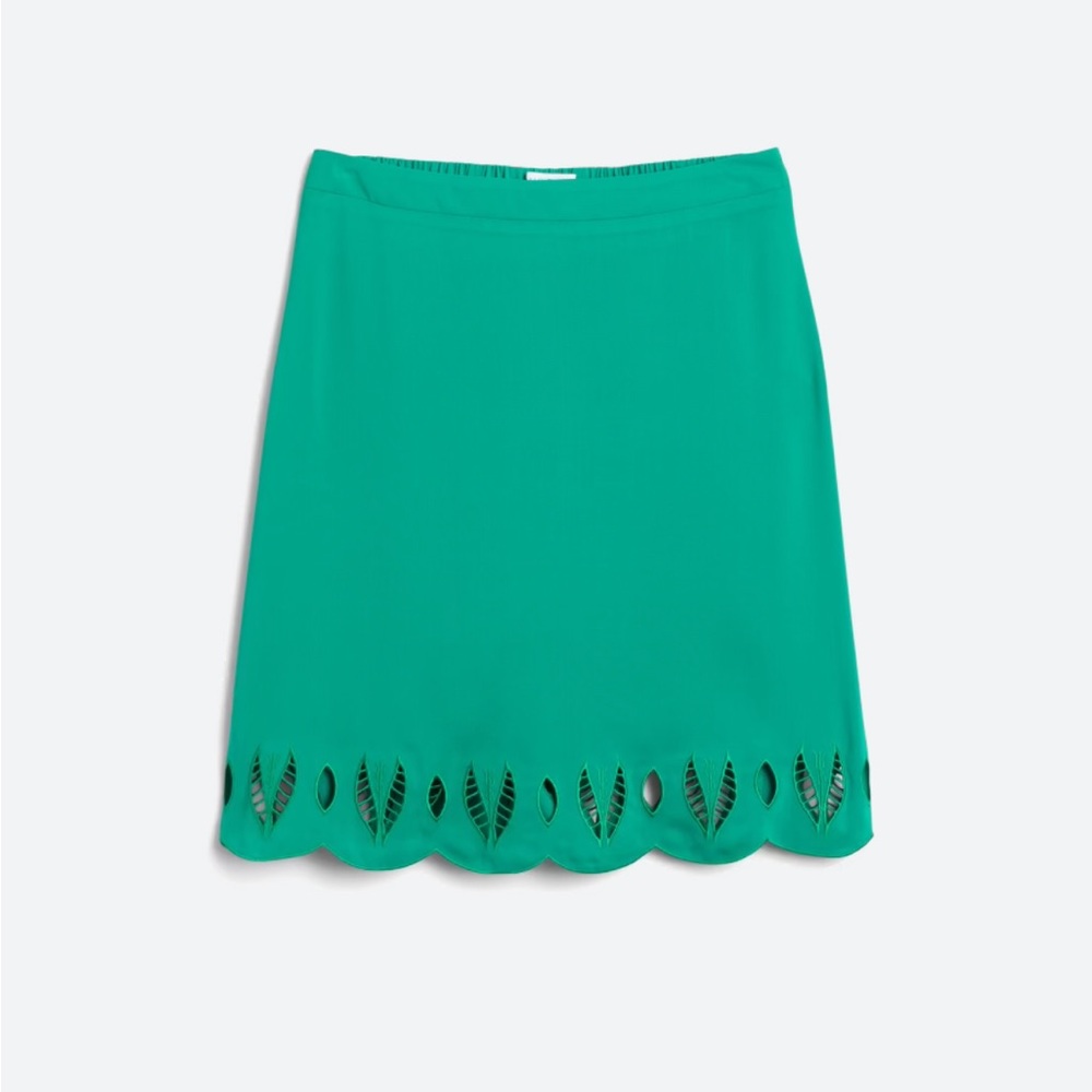 MARKET & SPRUCE-Raina Embroidered Hem Skirt. Size small